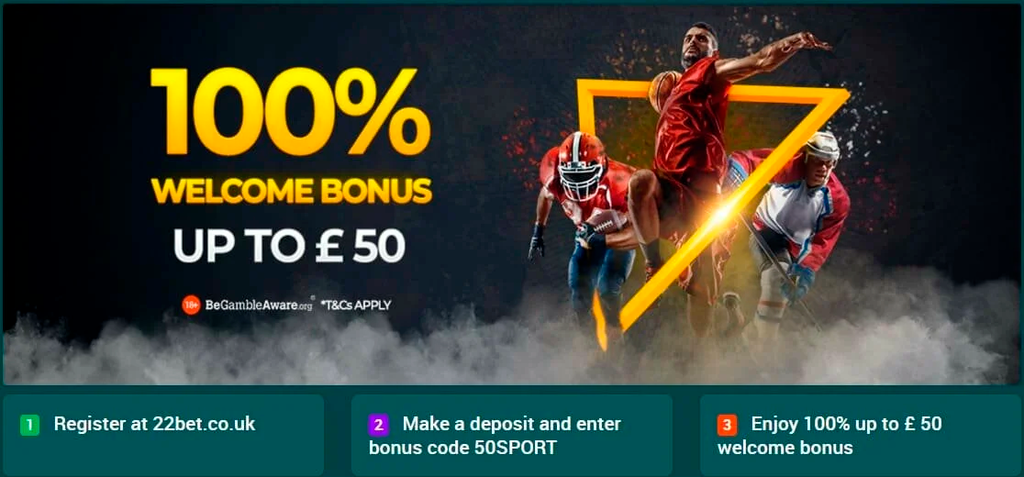 22bet Sport Sign Up Offer Terms