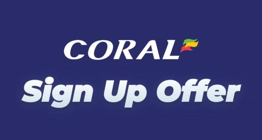 Coral £5 In-Play Free Bet