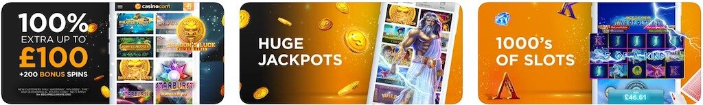 Casino.com mobile